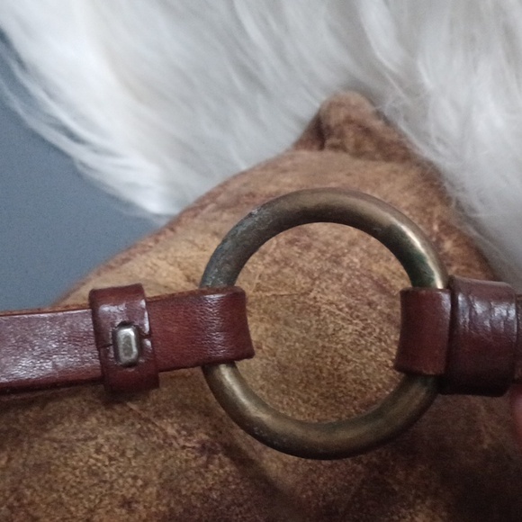 Leather  boho Fina Firenze  crossbody - Picture 4 of 16